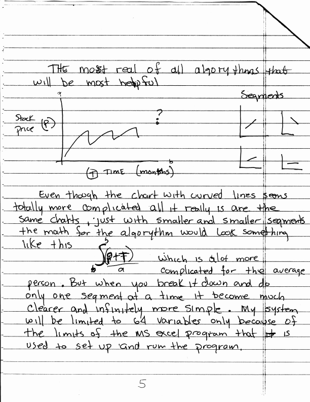 Original notes page 5