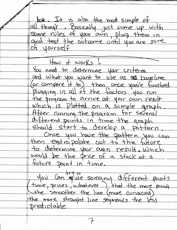 Original notes page 7